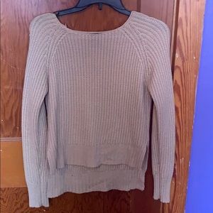 Tan knitted sweater